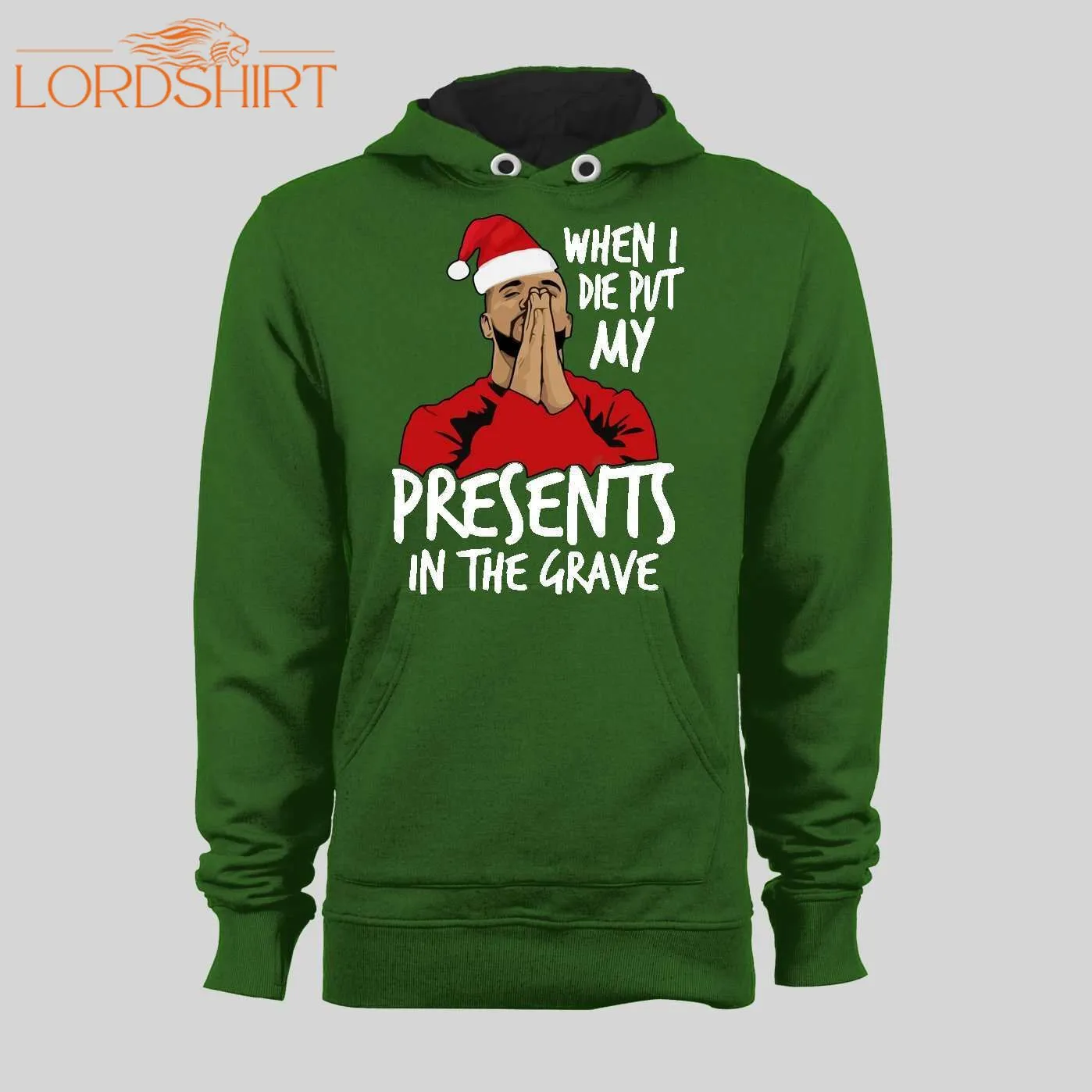 Drake Presents To The Grave Parody Christmas Hoodie /sweatshirt