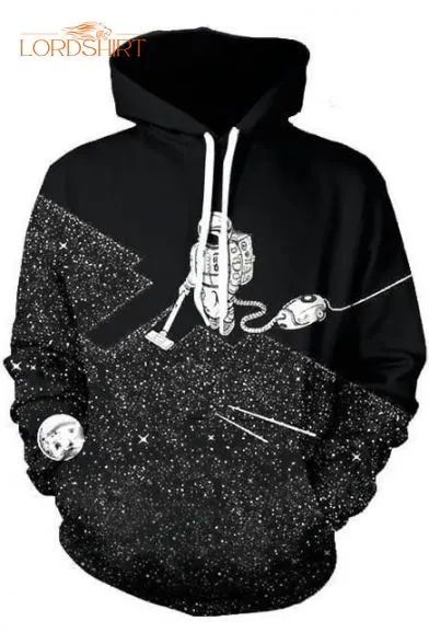 Drawstring Hooded Outer Space 3d All Over Print