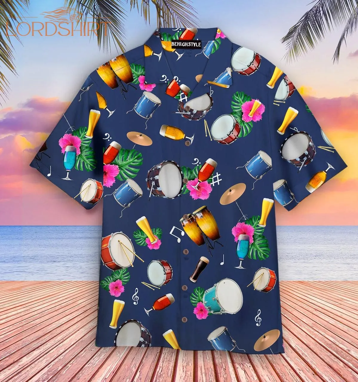 Drum Hawaiian Shirt