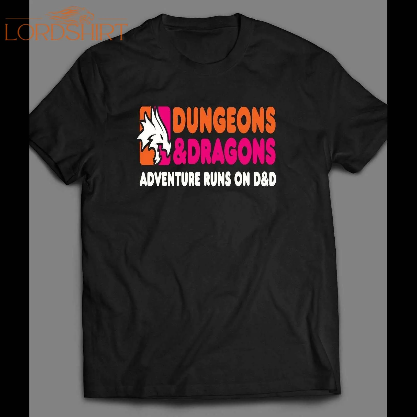 Dungeons And Dragons Dunkin Donuts Parody Shirt