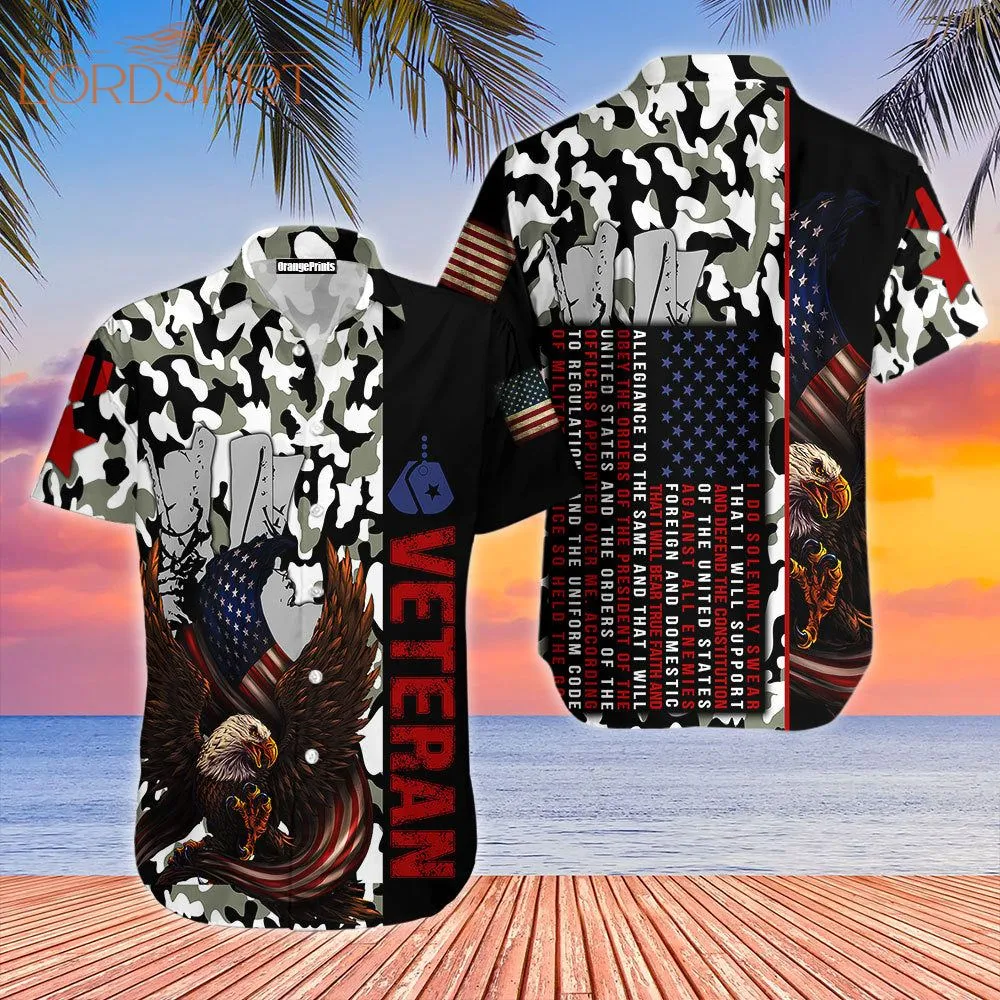 Eagle Veteran Hawaiian Shirt