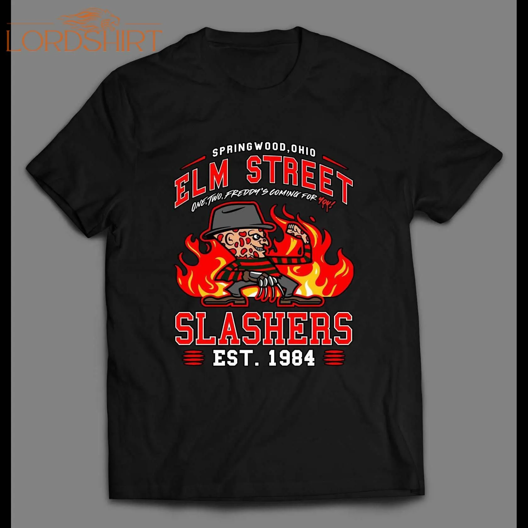 Elm Street Slashers Freddy Krueger Nightmare On Elm St Parody Shirt