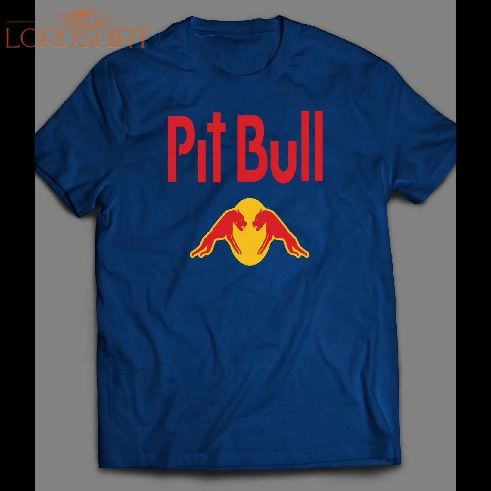 Energy Drink Logo Parody Pit Bull Custom Art Shirt