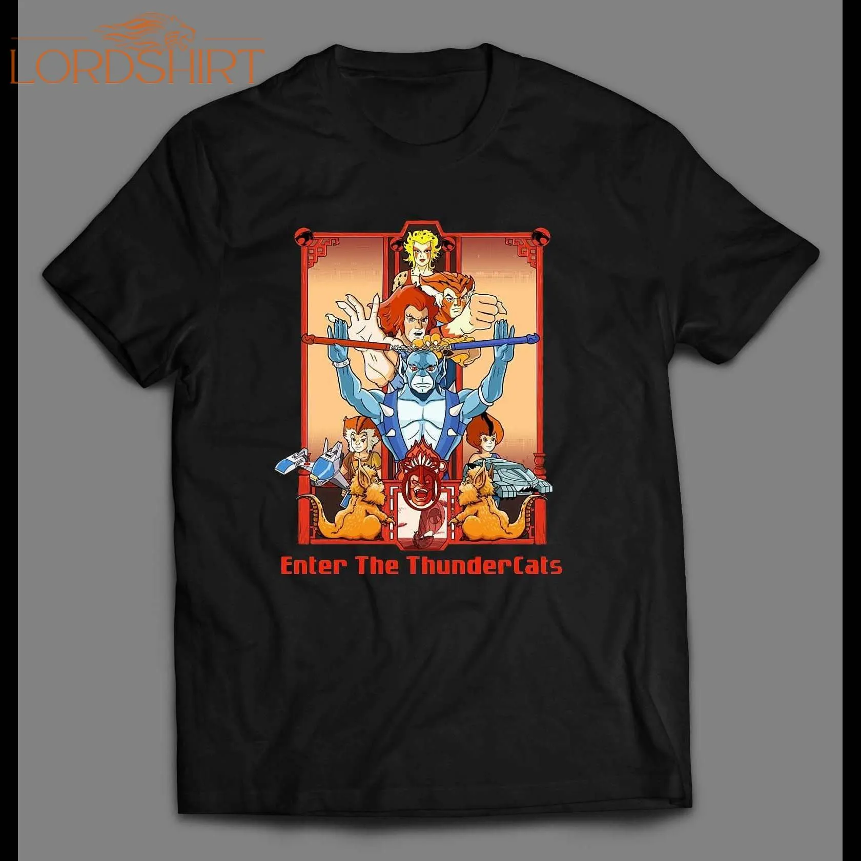 Enter The Feline Heroes Movie Design Shirt