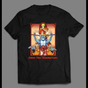 Enter The Feline Heroes Movie Design Shirt