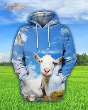 Farmer Goat And Blue Sky 3d All Over Print