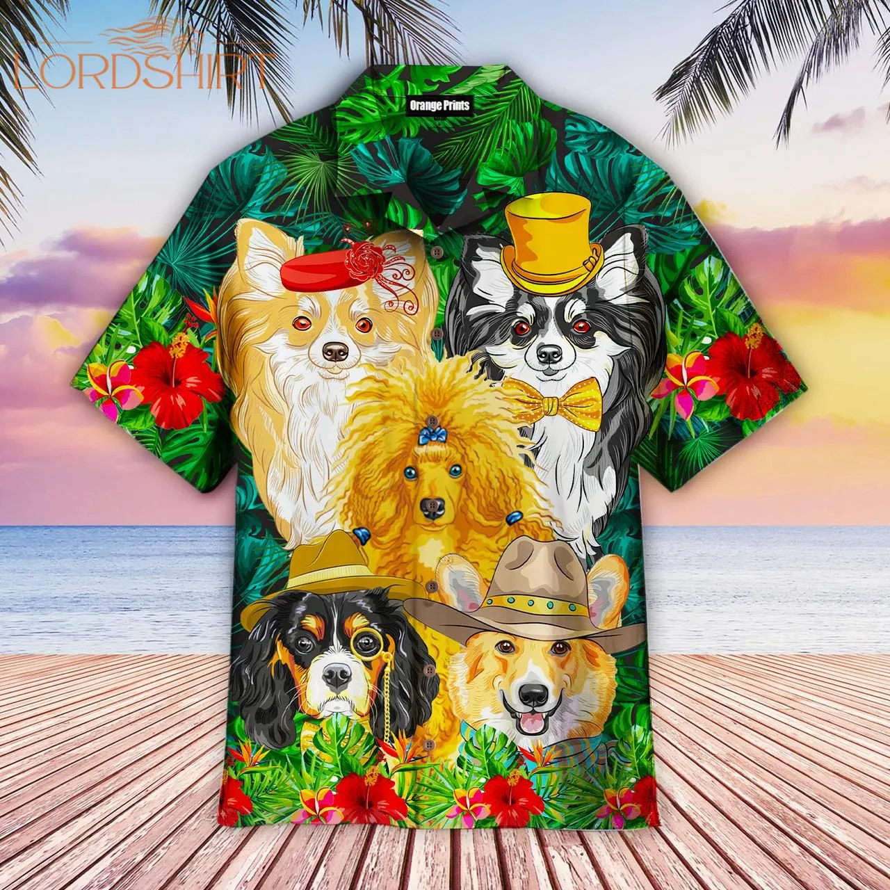 Fashion Dog Tropical Aloha Hawaiian Shirt