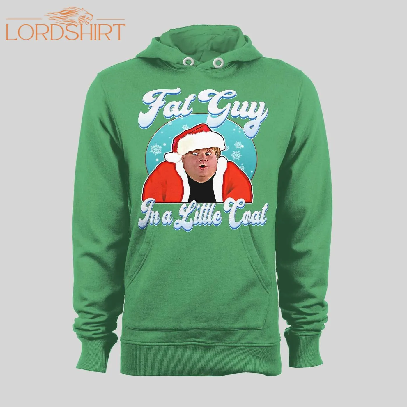 Fat Guy In A Little Coat Chris Farley Christmas Hoodie/ Sweatshirt