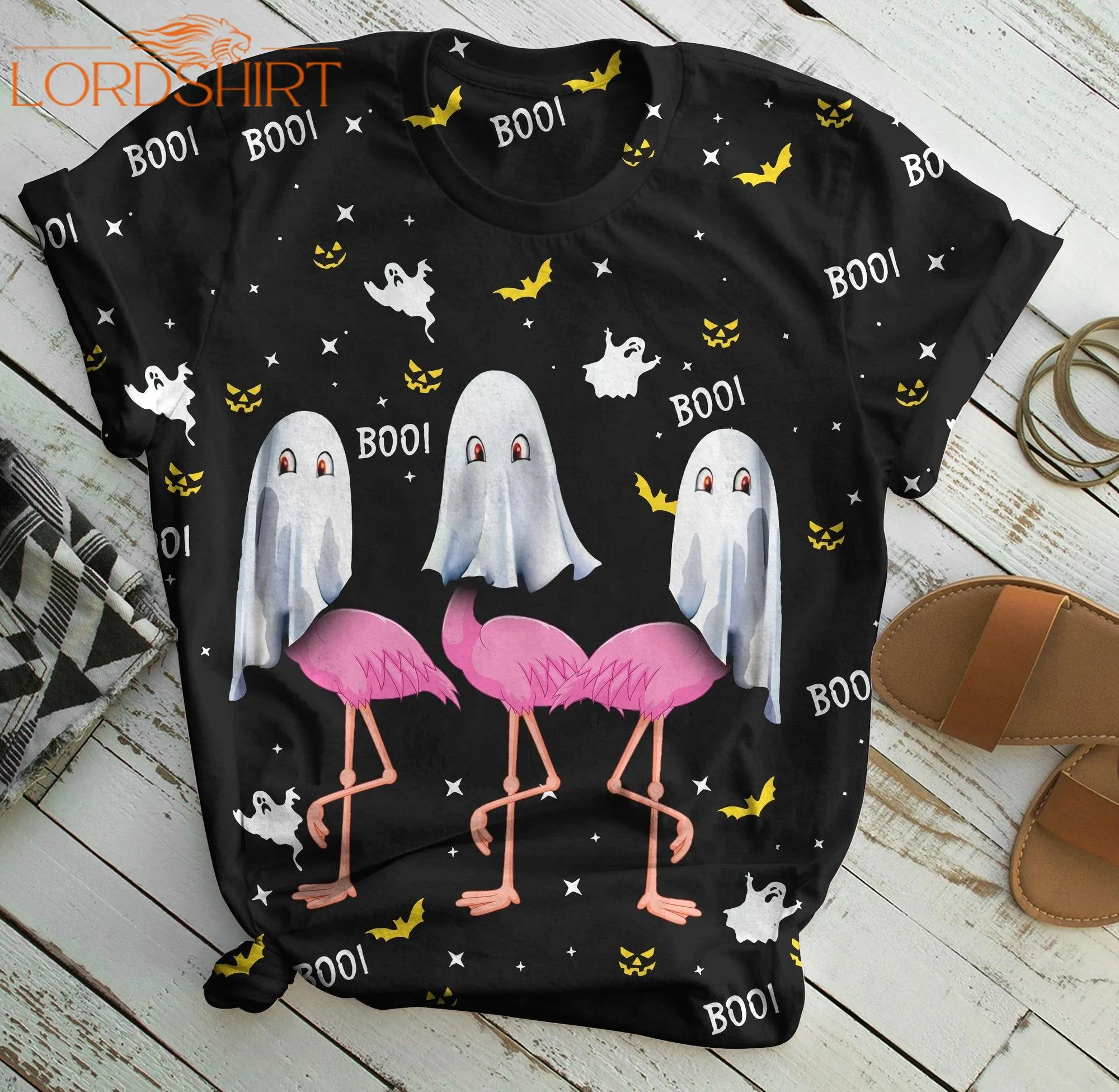 Flamingo Boo Boo Halloween 3d All Over Print