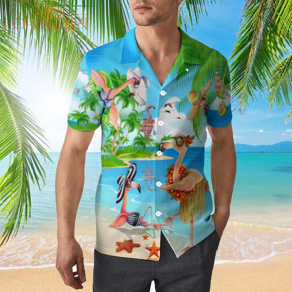 Flamingo Hawaiian Shirt