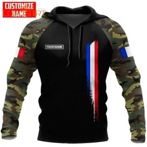 France Army Custom Name 3d All Over Print