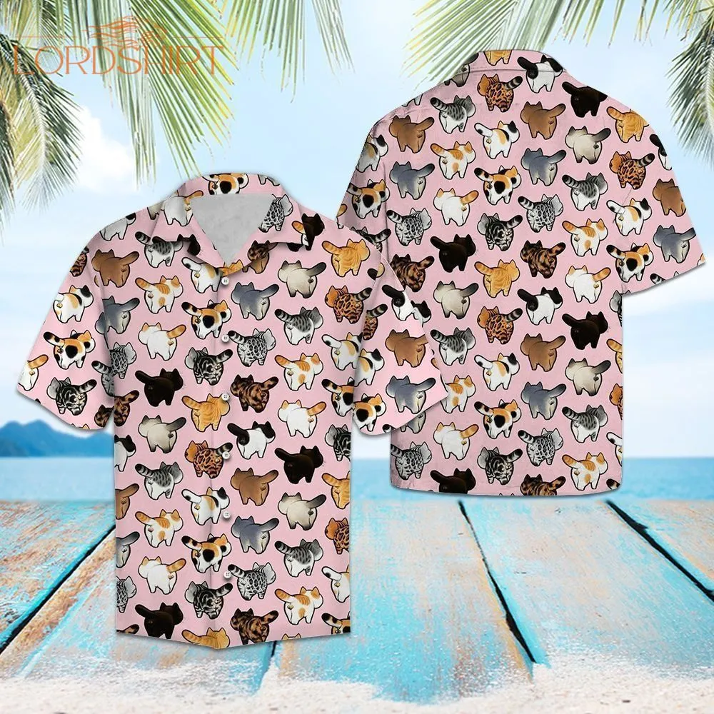 Freaking Love Cats Colorful Youth Hawaiian Shirt