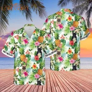 French Bulldog Dad Pineapple Tropical Hawaiian Shirt