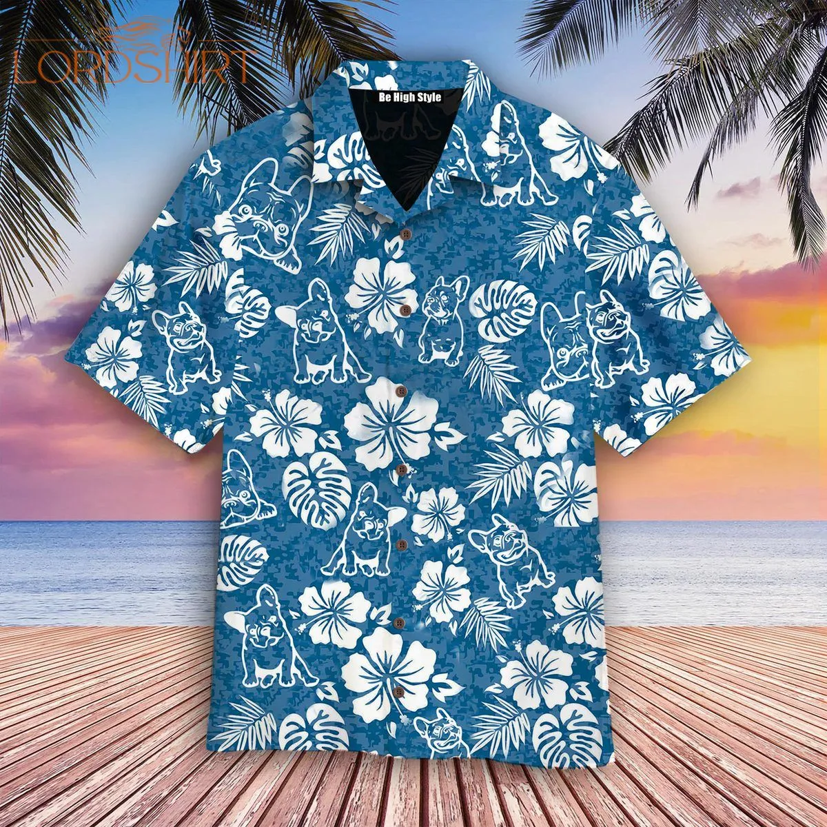 French Bulldog Funny Summer Hawaiian Shirt