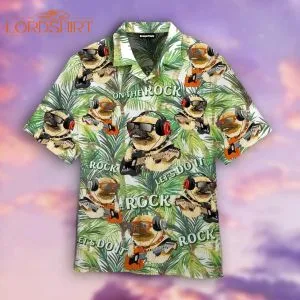 French Bulldog On The Rock Aloha Hawaiian Shirt