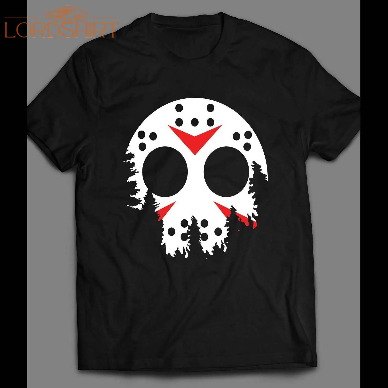 Friday The 13th's Jason's Hockey Mask Moon Light Shirt