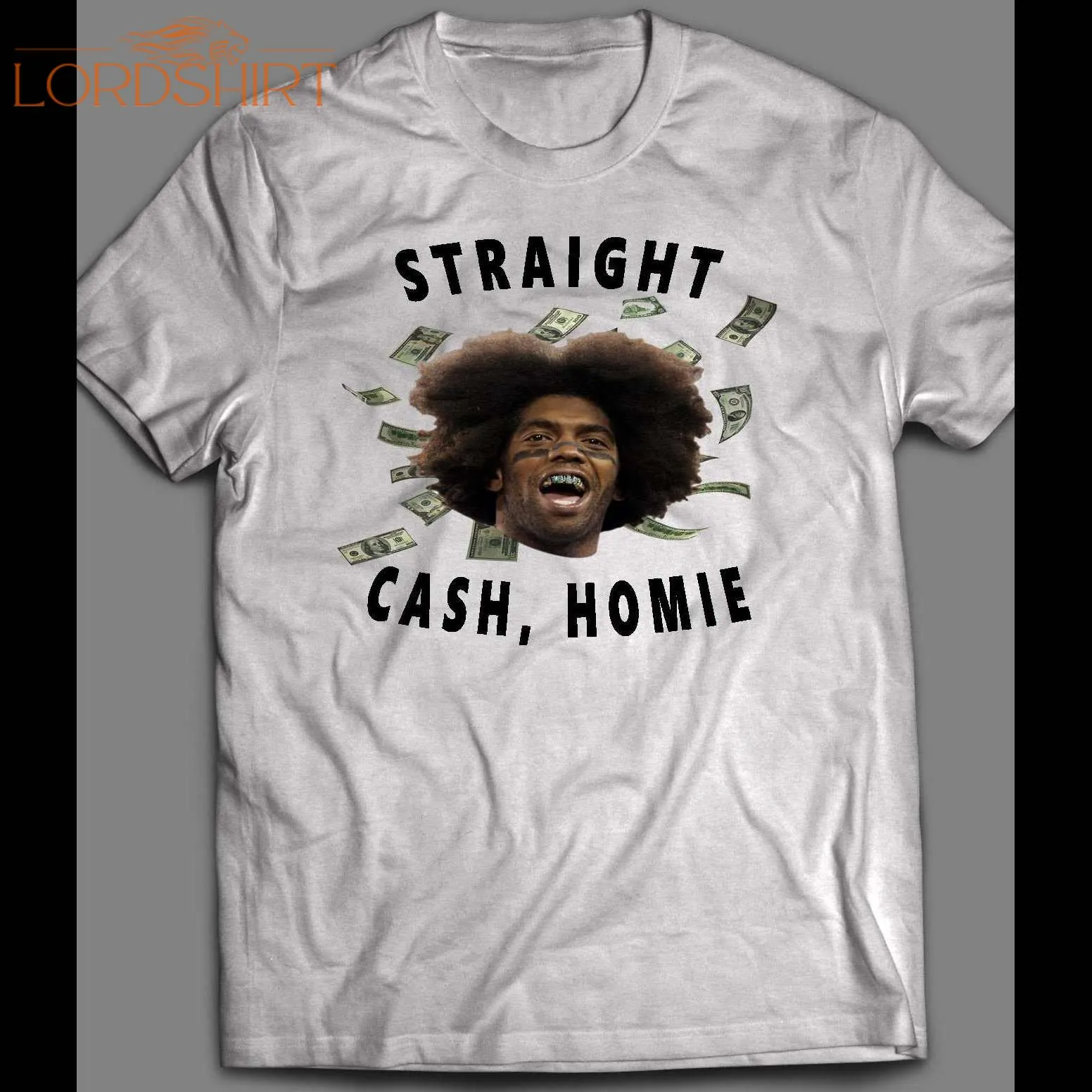 Full Color Straight Cash Homie Football Shirt