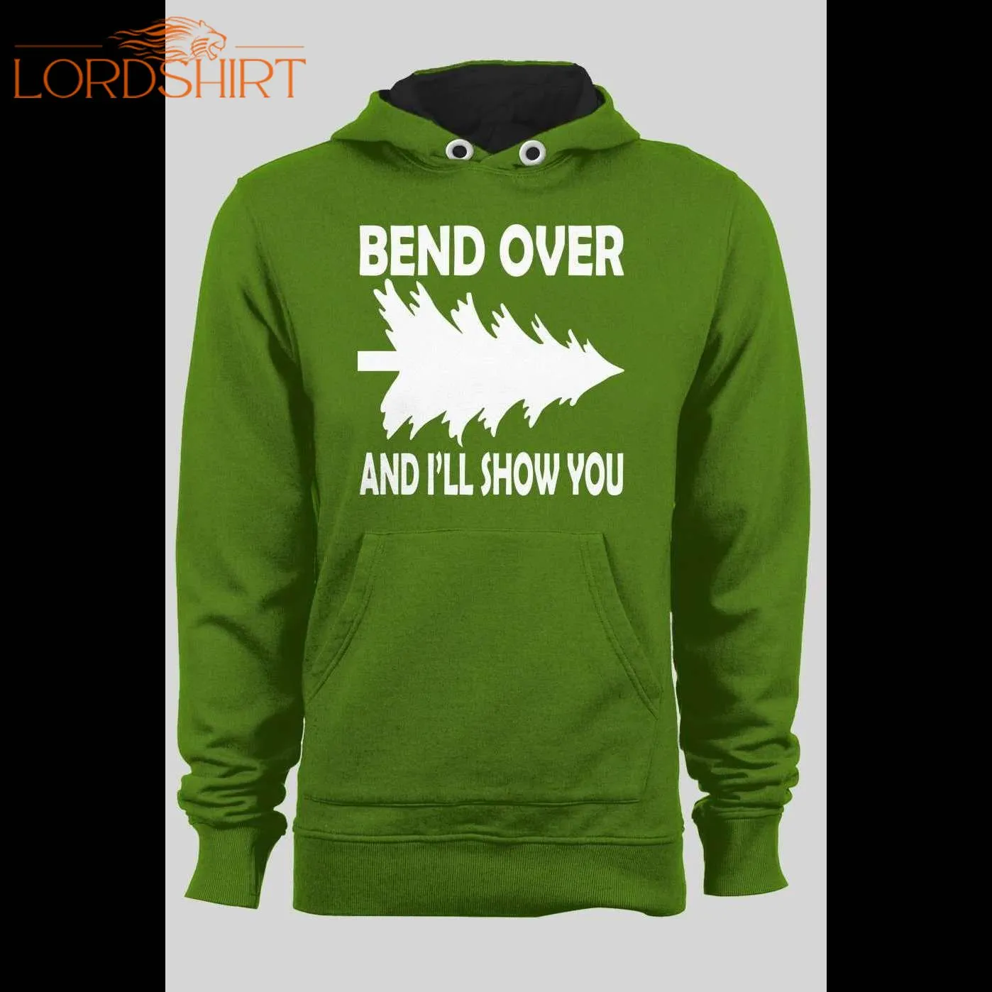 Funny Bend Over And I'll Show You Christmas Hoodie