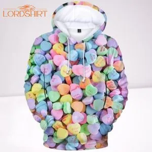 Funny Candy Heart 3d All Over Print