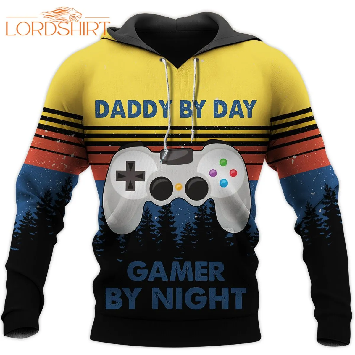 Funny Family Daddy By Day Gamer 3d All Over Print