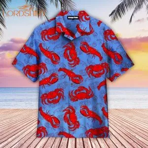 Funny Lobster And Crab Aloha Hawaiian Shirt