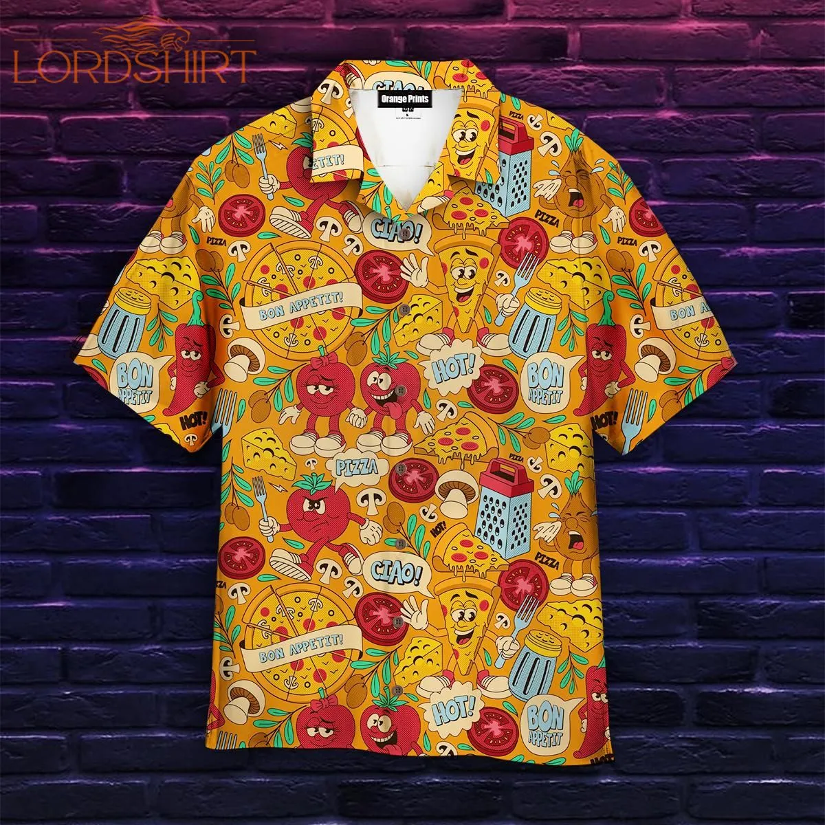 Funny Pizza Aloha Hawaiian Shirt