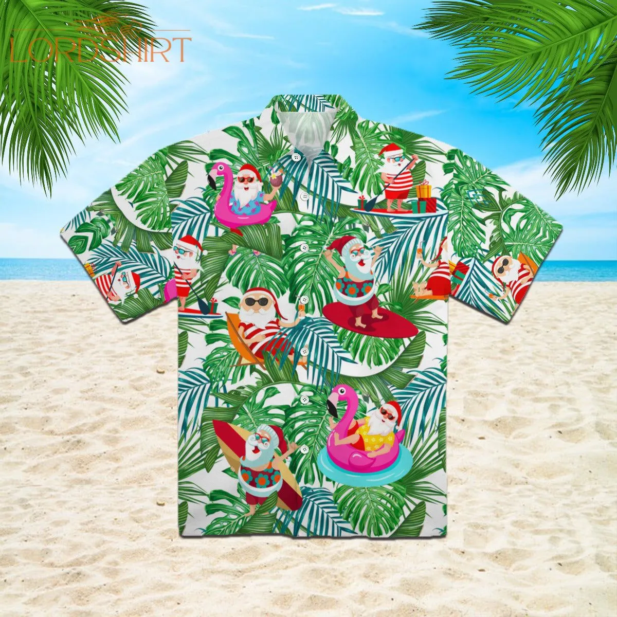 Funny Tropical Xmas Is Coming Hawaiian Shirt