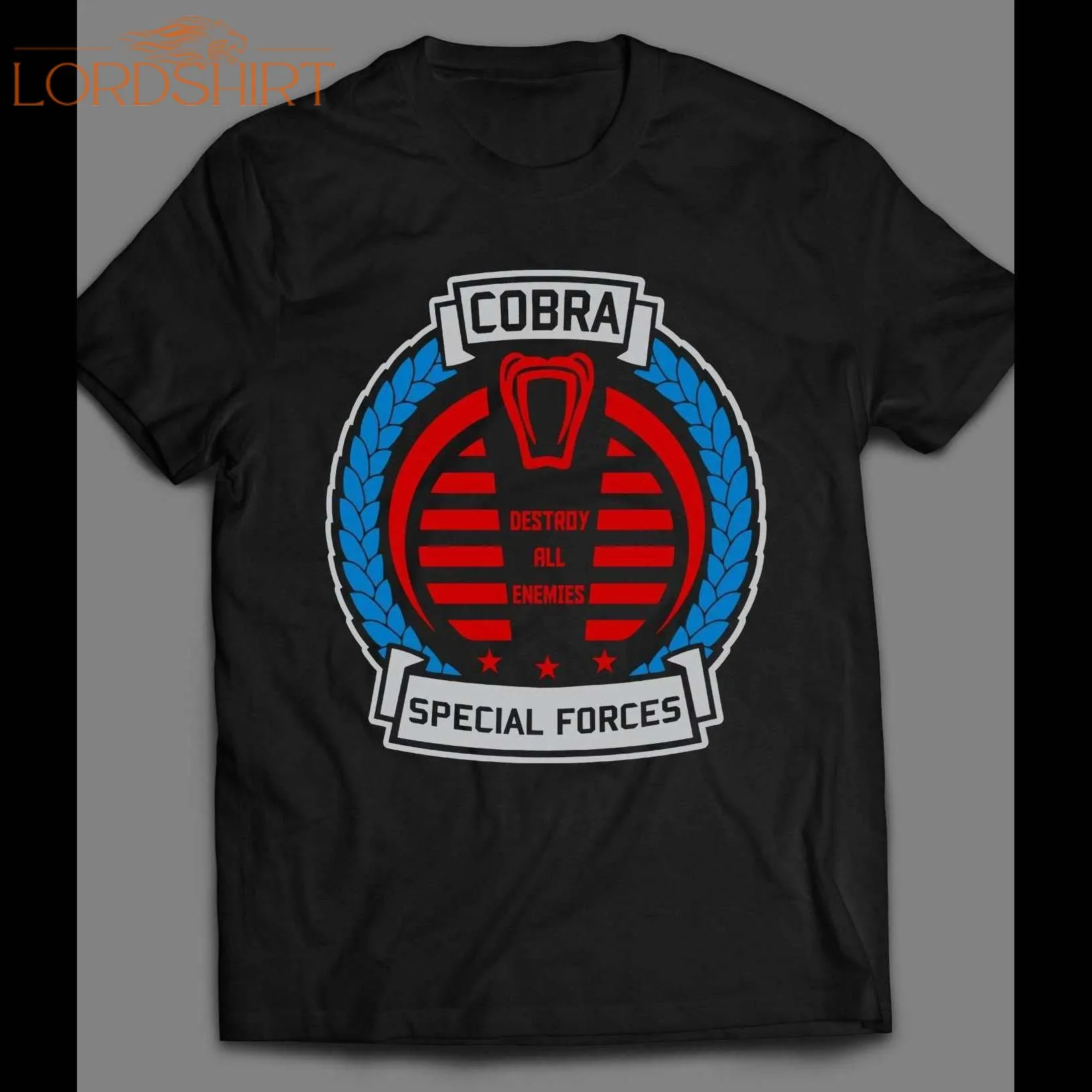 G.i. Joe's Cobra Special Forces Logo Vintage Cartoon Shirt