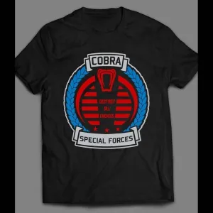 G.i. Joe's Cobra Special Forces Logo Vintage Cartoon Shirt