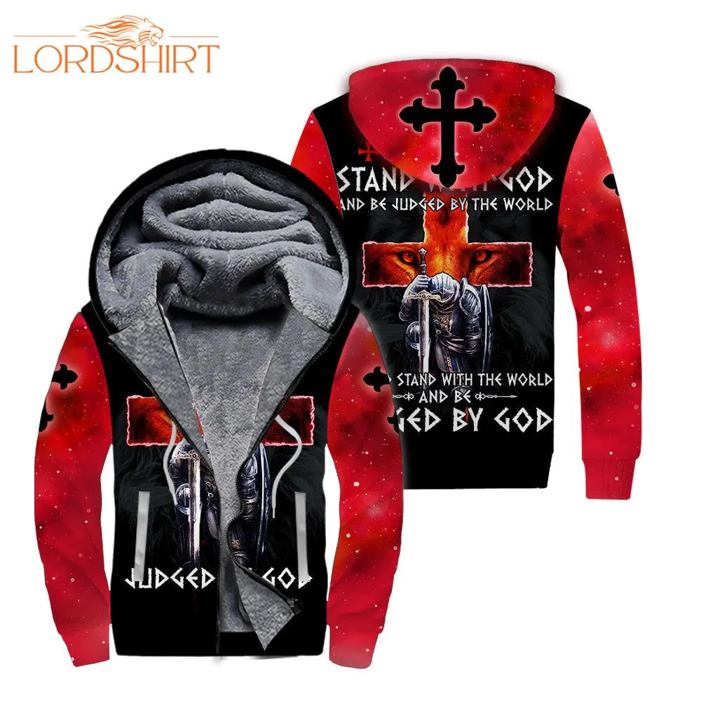 God Jesus Fleece Zip Hoodie All Over Print