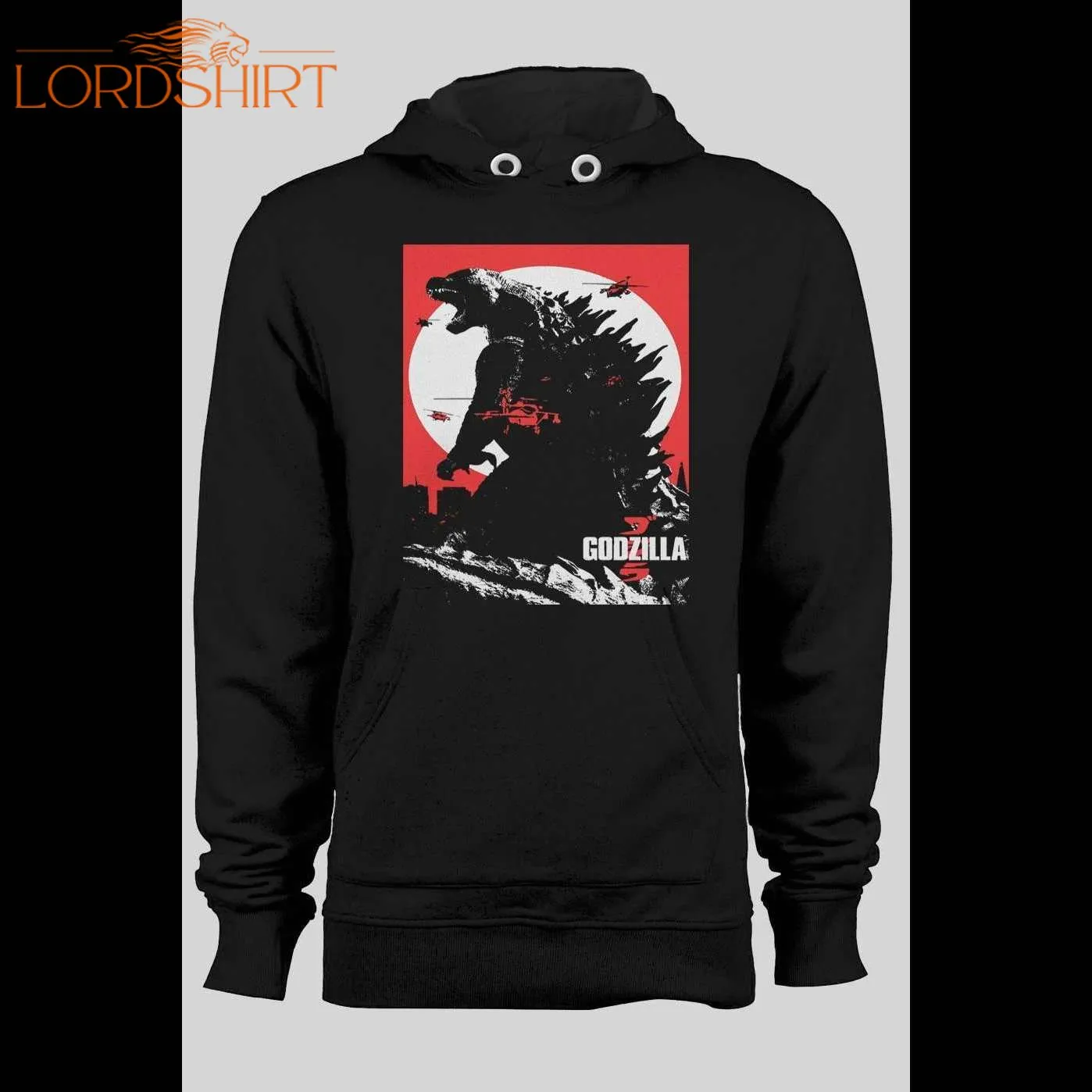 Godzilla Movie Poster Art Winter Hoodie