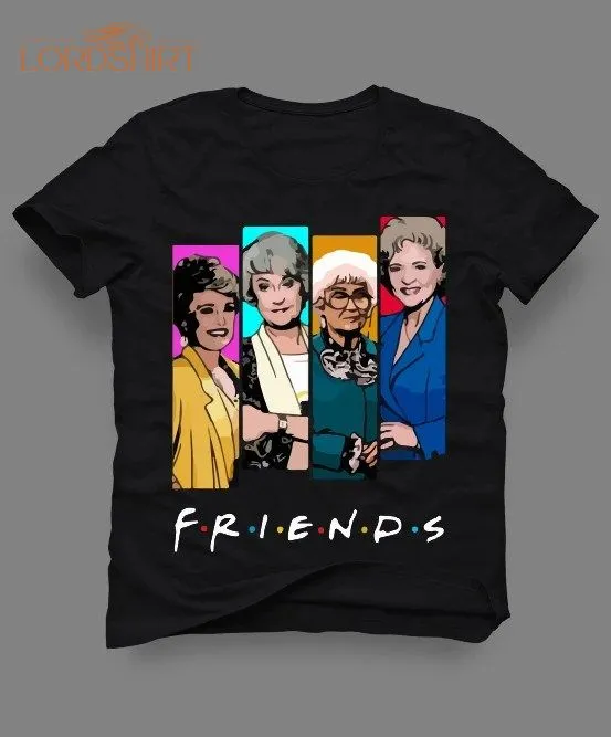 Golden Friends Sitcom Mashup Custom Art Shirt