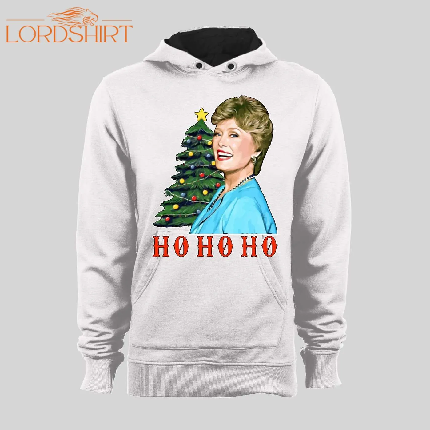 Golden Girls Blanche Ho Ho Ho High Quality Christmas Hoodie/ Sweatshirt