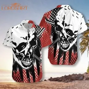 Golf Blade Skull Unisex Hawaiian Shirt