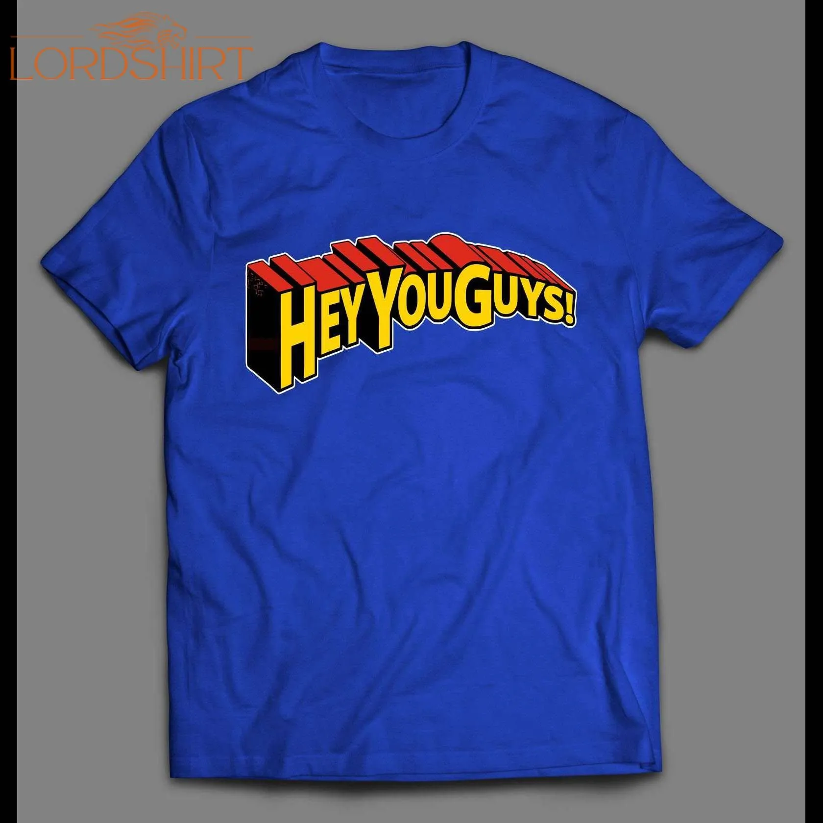 Goonies Hey You Guys Superman Style Font Shirt