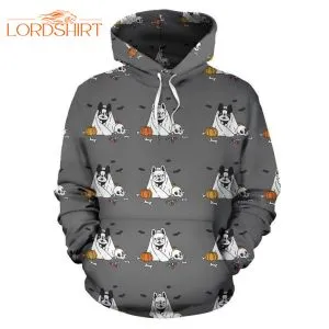 Grey French Bulldog Pumpkin Halloween Ghost 3d All Over Print