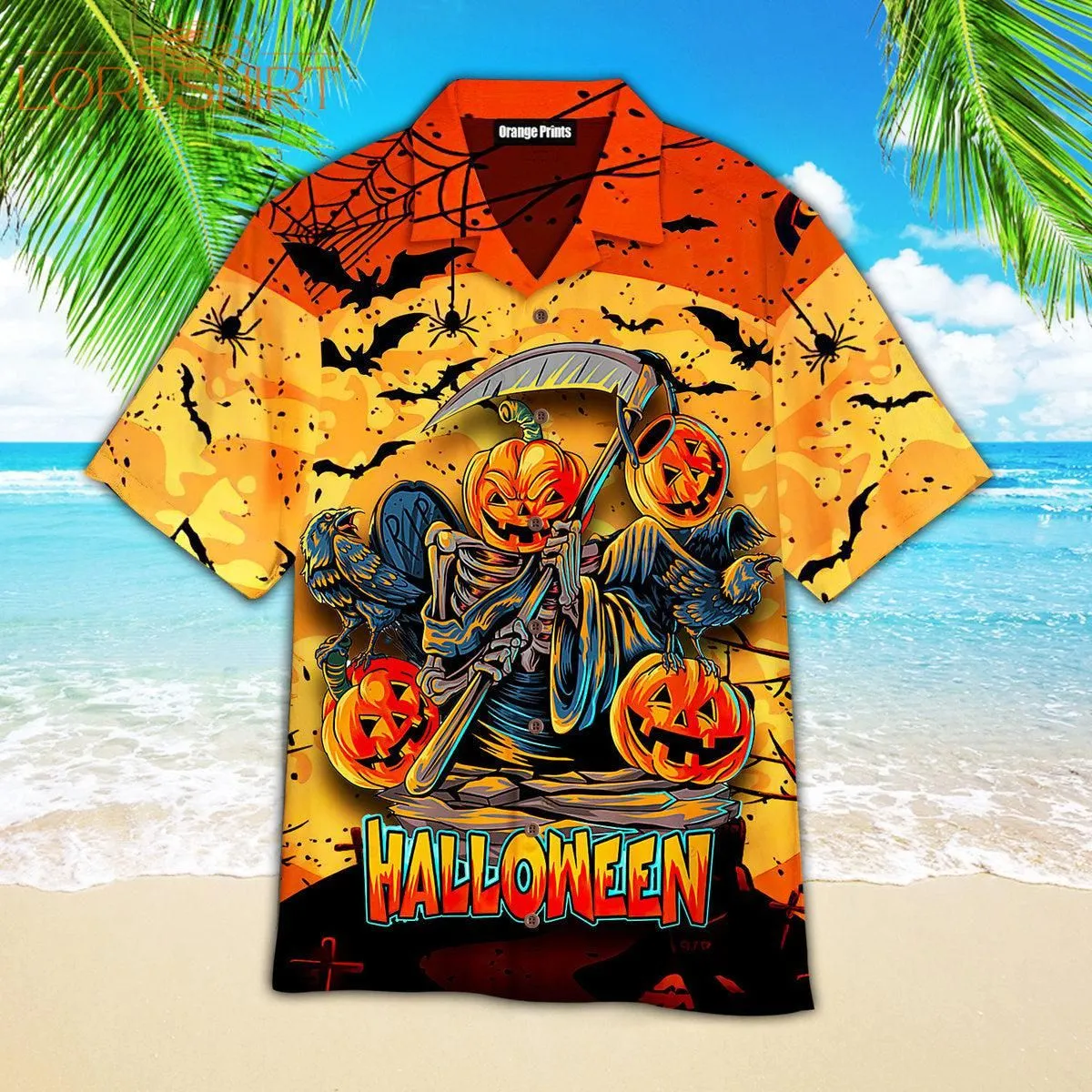 Happy Halloween Pumpkin Hawaiian Shirt