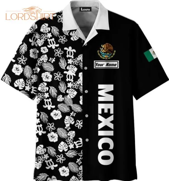 Happy Mexico Custom Name Hawaiian Shirt