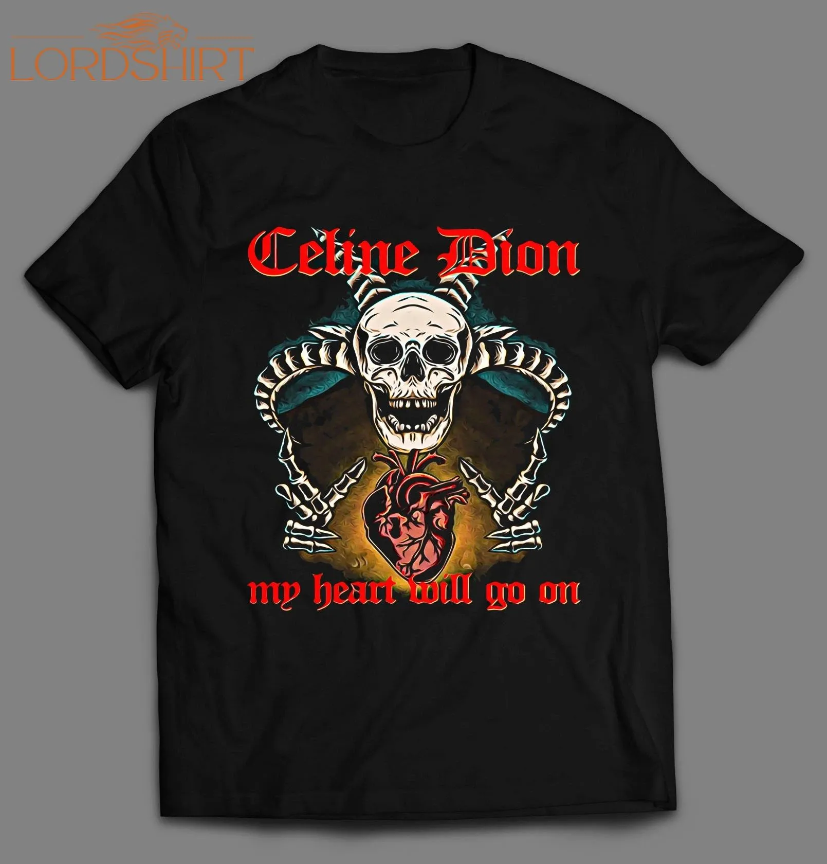 Heavy Metal Celine Dion Mashup My Heart Will Go On Shirt