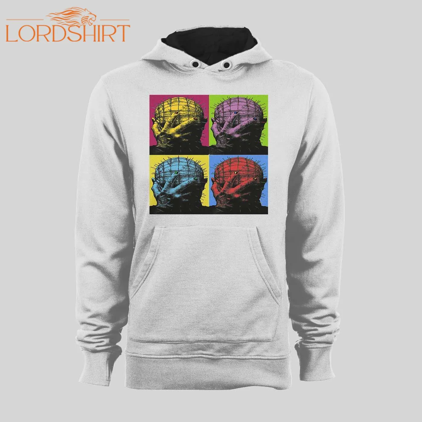 Hell Raiser's Pin Head Rare Pop Art Halloween Hoodie / Sweatshirt