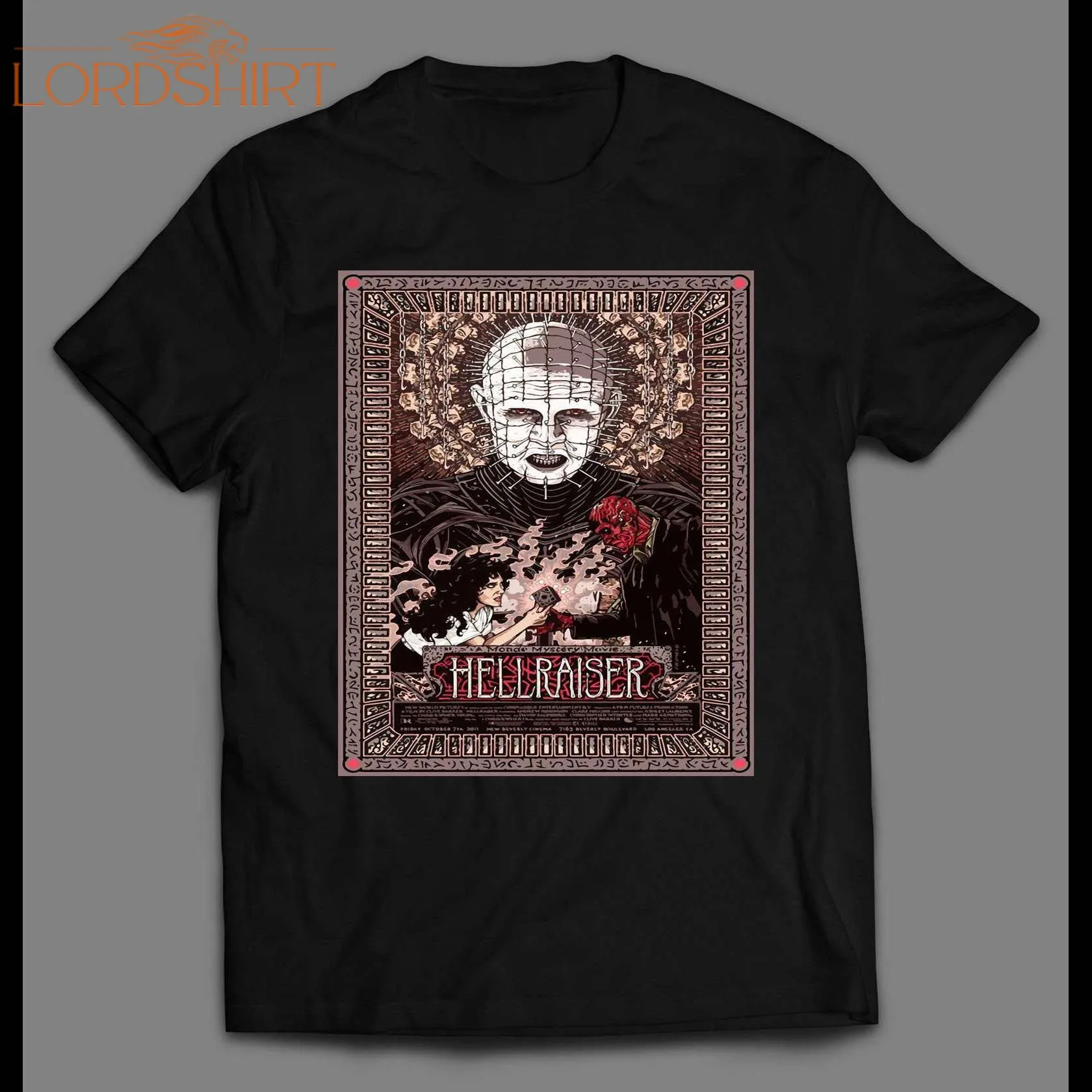 Hellraiser Pin Face Custom Movie Poster Art Shirt