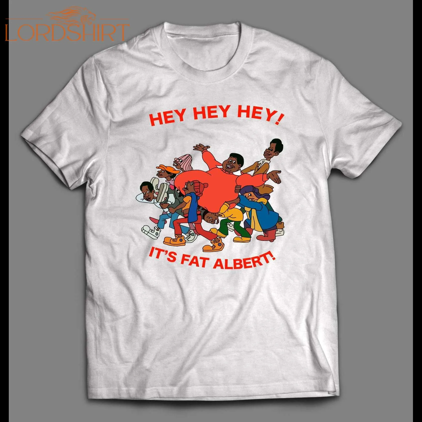 Hey Hey Hey It's Fat Albert And The Gang Oldskool Cartoon Shirt