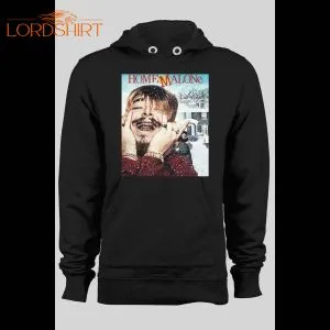 Home Alone Parody Home Malone Post Malone Winter Hoodie