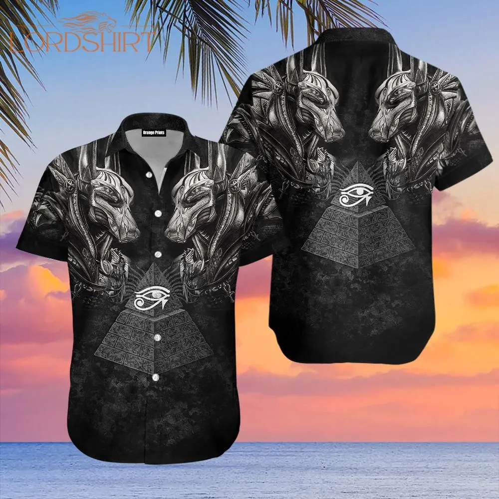 Horus Eye Egypt Anubis Ancient Hawaiian Shirt