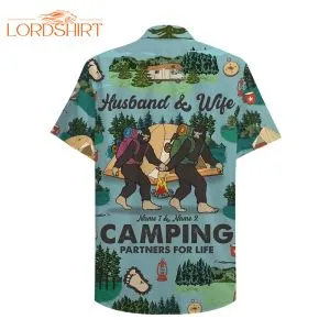 Husband And Wife Camping Hawaiian Shirt