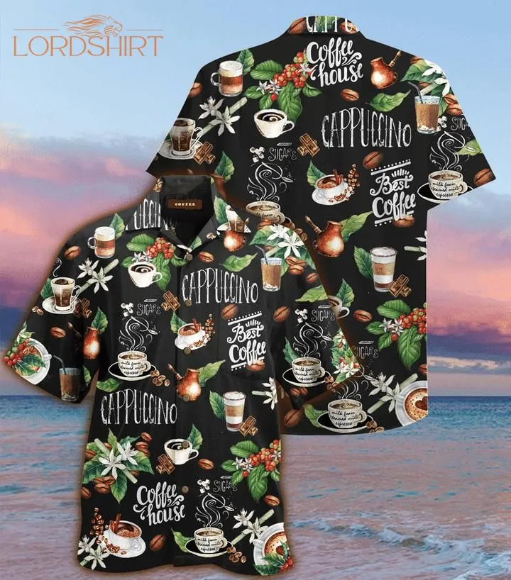 I Love Coffee Hawaiian Shirt