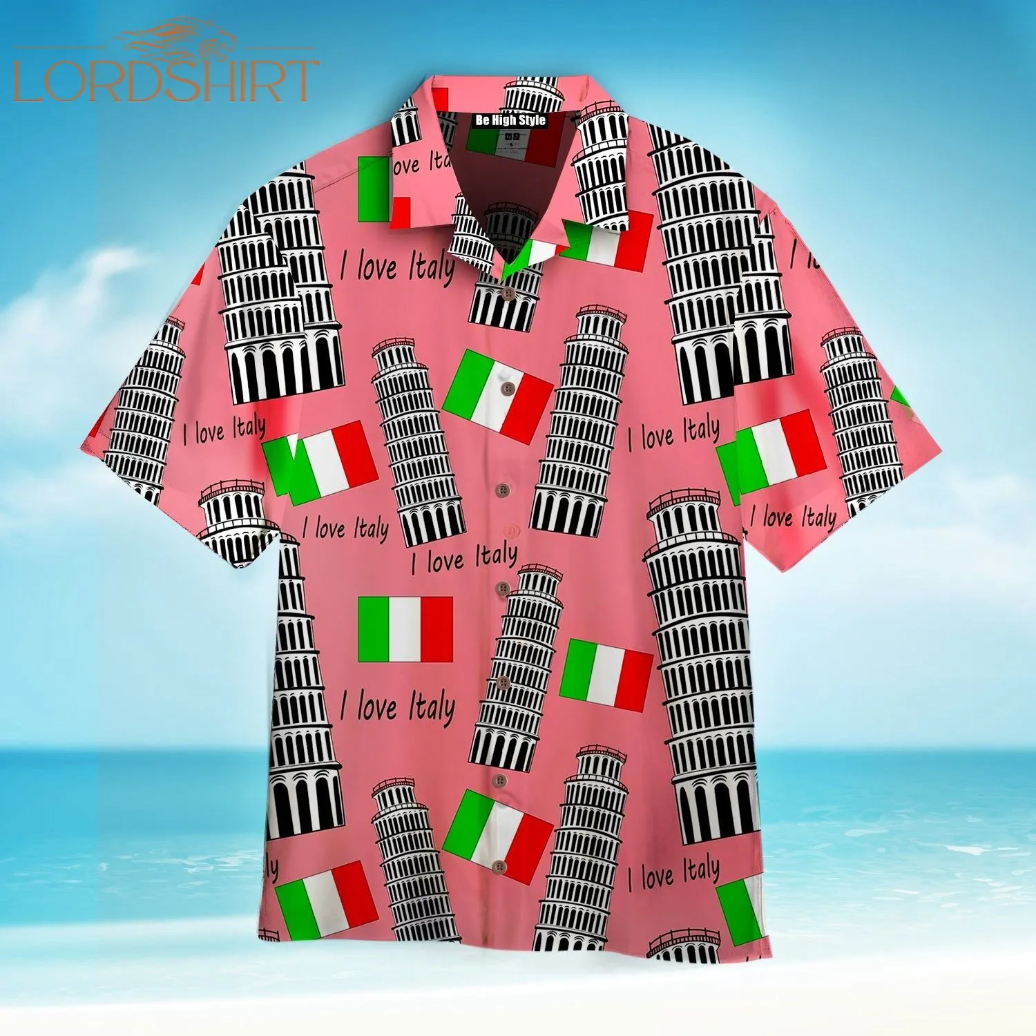 I Love Italy Hawaiian Shirt