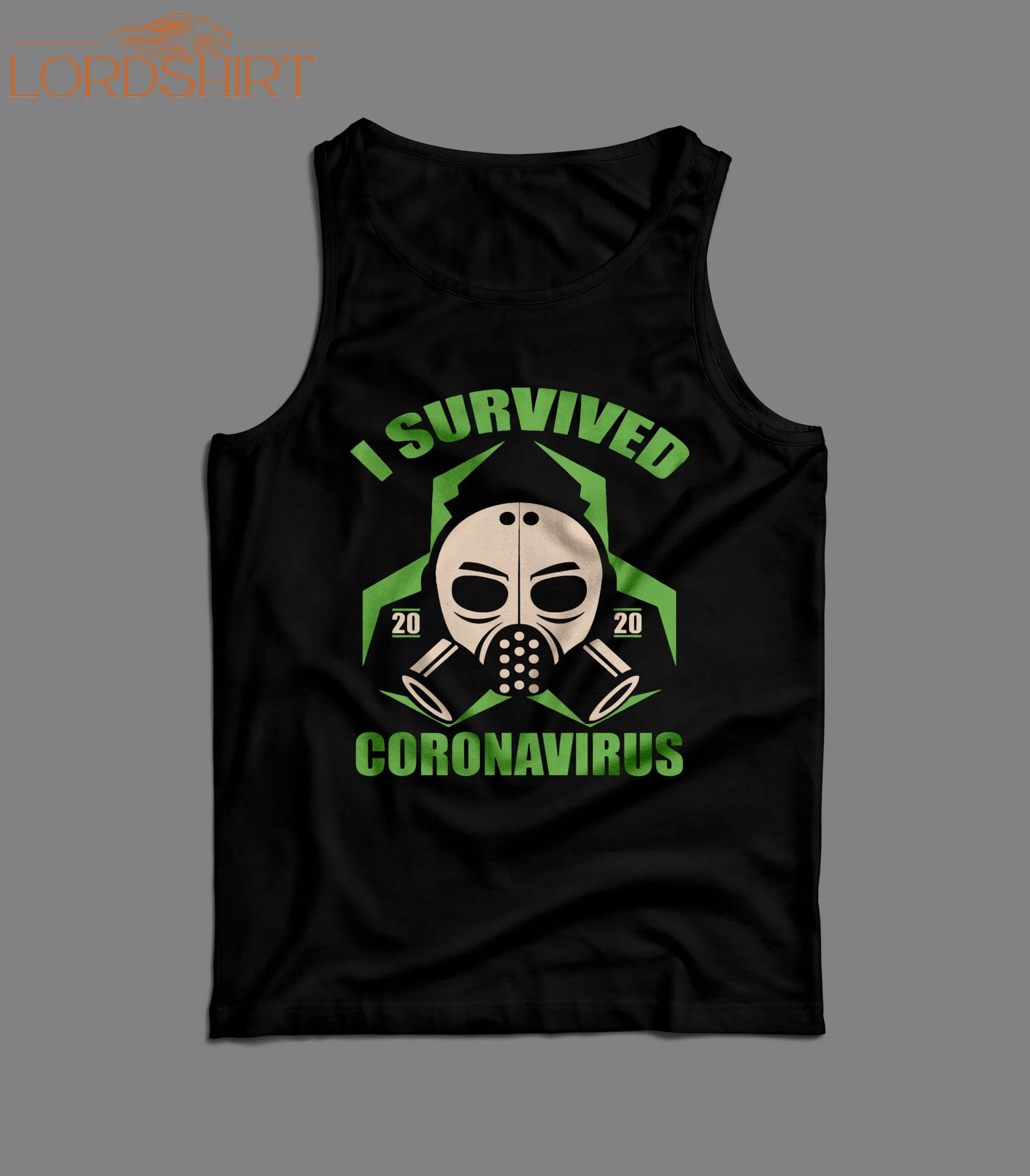 I Survived Pandemic 2020 Social Distancing Mens Tank Top