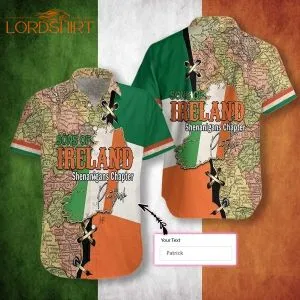 Ireland Custom Name Hawaiian Shirt