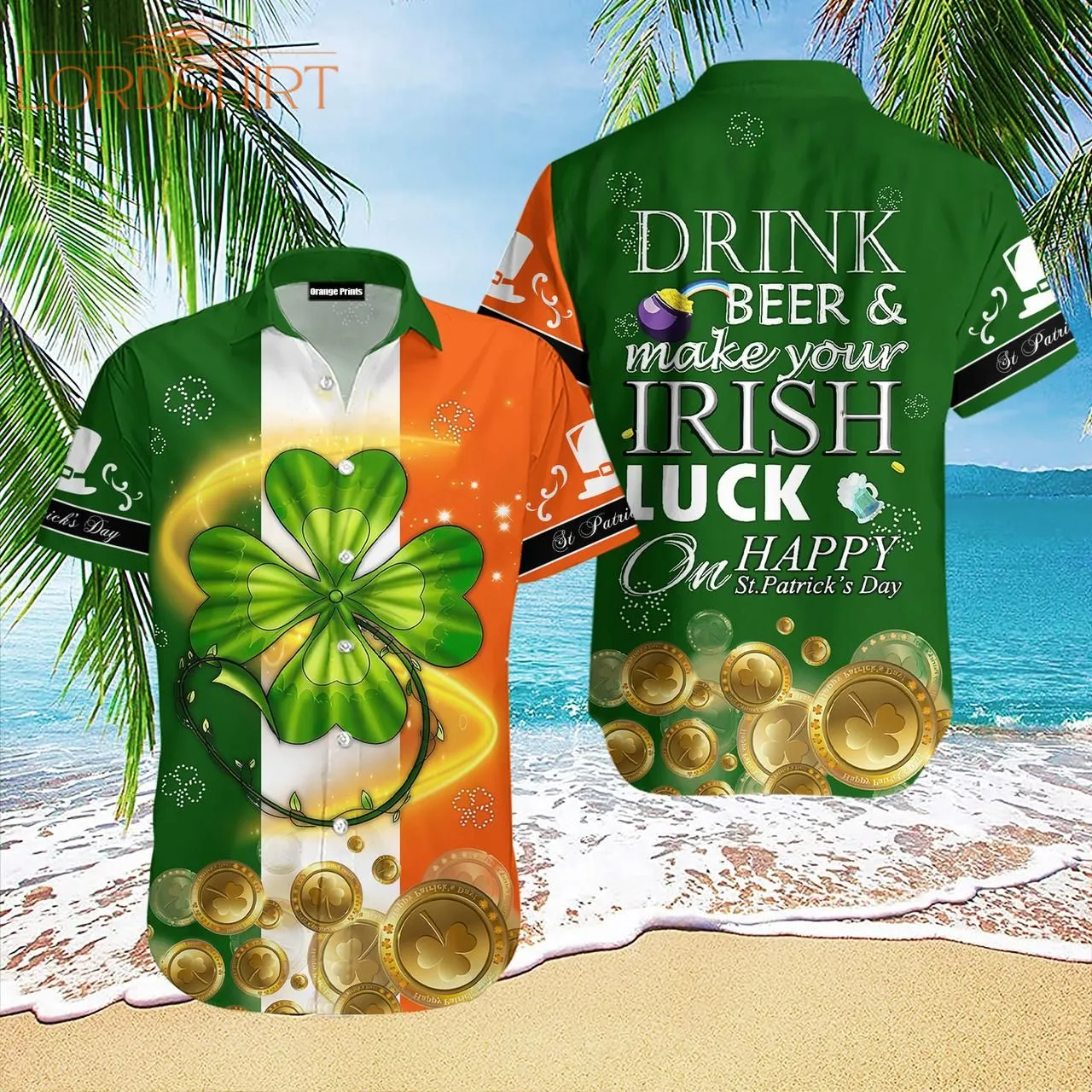 Ireland Flag St Patrick's Day Hawaiian Shirt